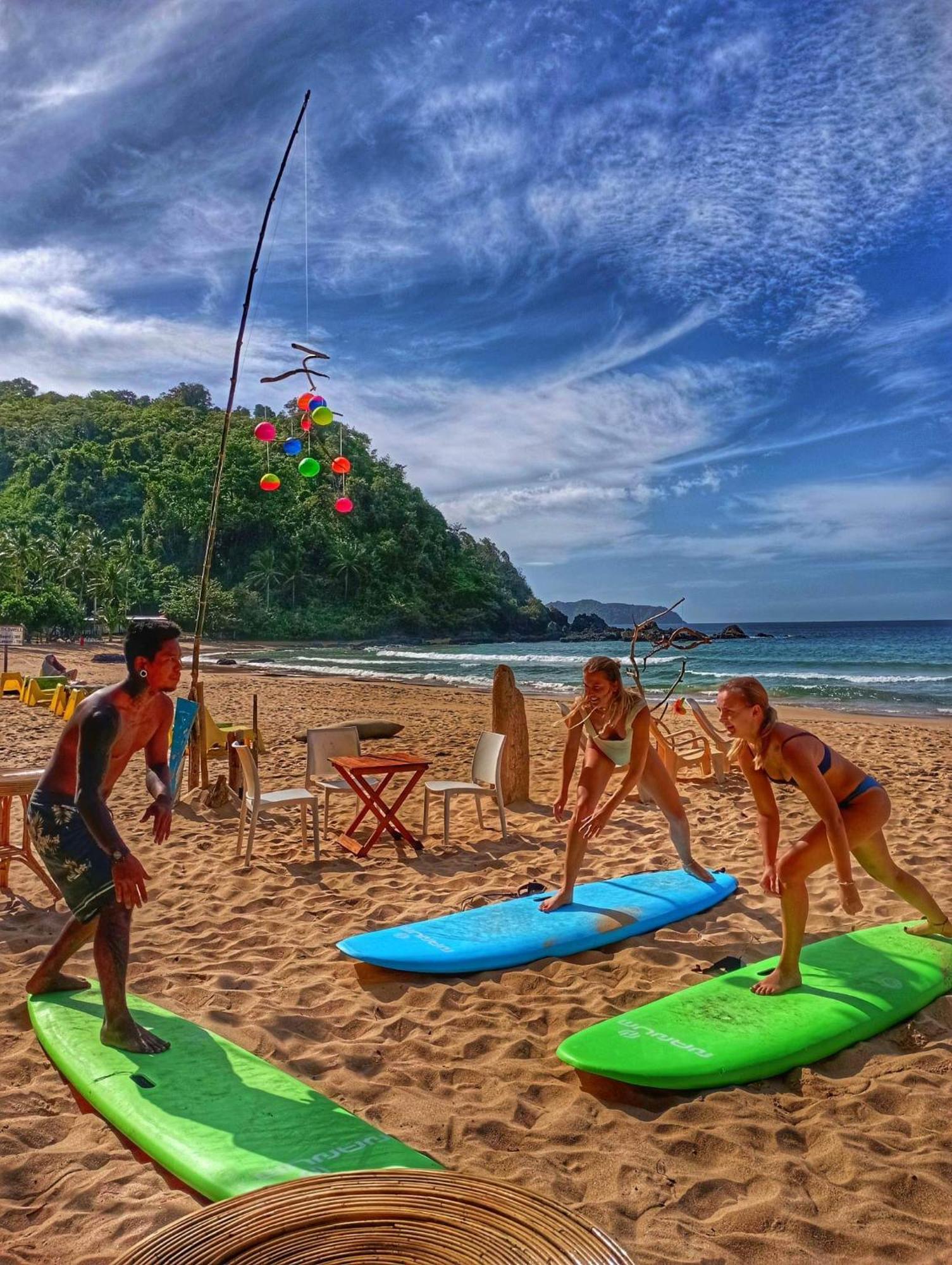 Albergue Surf And Skate Duli El Nido By Kiteclub Palawan Exterior foto